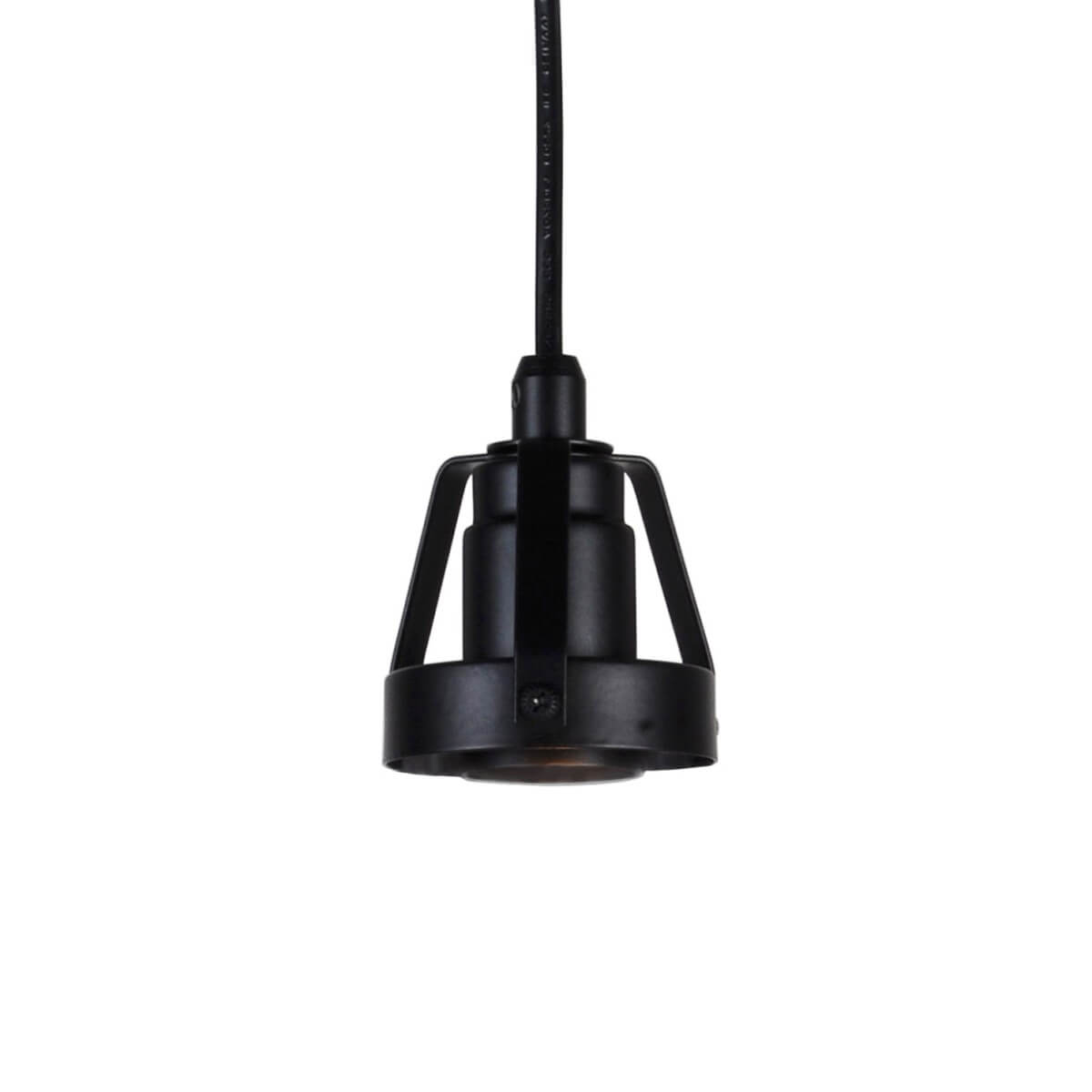 Cable De Suspensión Para Lámpara Estilo Escuela E14 Negro lámpara de ventana De Cottex - Viene con un cable negro de 3,5 m con interruptor de encendido y enchufe.