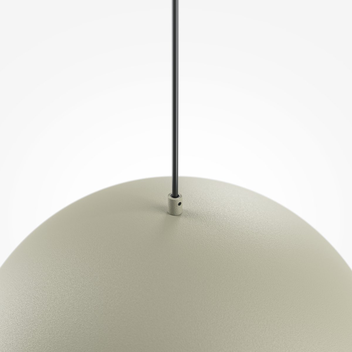 Basic colors Ø35 Gris Lámpas de techo De Maytoni - Con su pantalla en forma de media luna en un elegante tono neutro, emite una luz dirigida y agradable que crea un ambiente moderno y armonioso.
