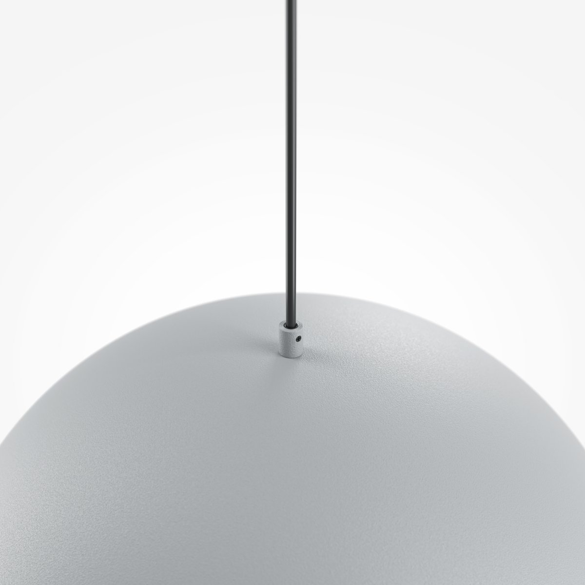 Basic colors Ø35 Gris Lámpas de techo De Maytoni - Con su pantalla en forma de media luna en un elegante tono neutro, emite una luz dirigida y agradable que crea un ambiente moderno y armonioso.