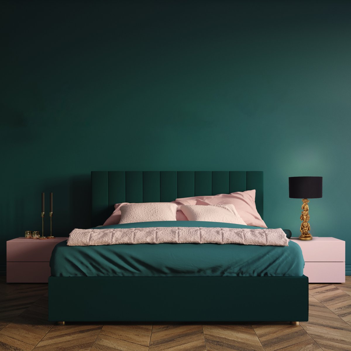 Monkey 40cm Oro lámpara de mesa De Searchlight - Esta encantadora lámpara de mesa presenta un mono detallado sobre un marco dorado con una pantalla negra y un interior blanco.