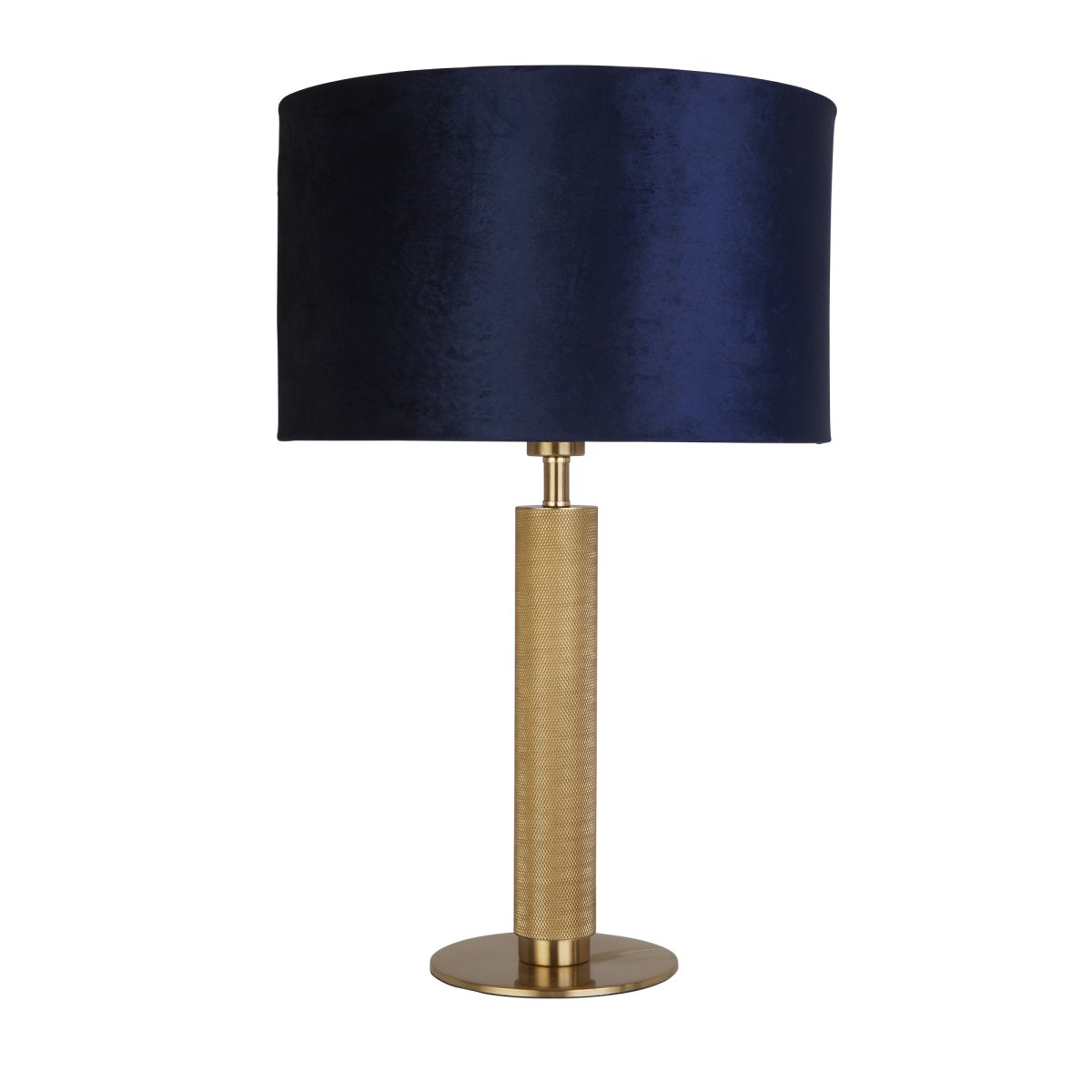 London 63cm Azul oscuro lámpara de mesa De Searchlight - El dise&ntilde;o moderno y elegante de la l&aacute;mpara la convierte en el complemento perfecto para quienes buscan un detalle llamativo pero discreto en su interior.