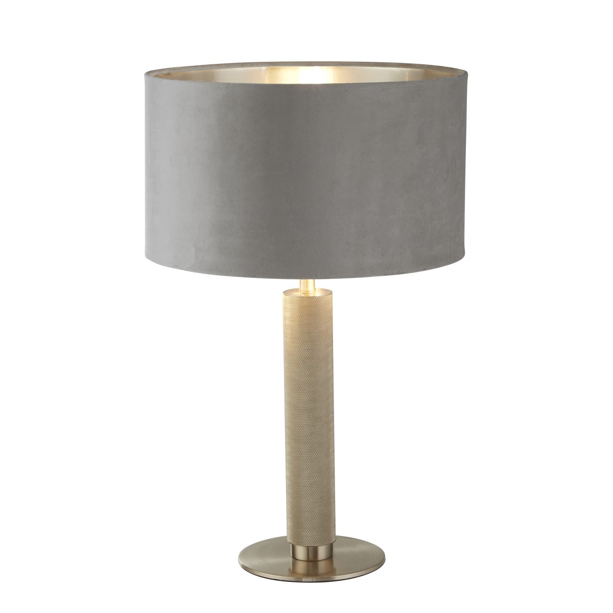 London 63cm Gris lámpara de mesa De Searchlight - El exclusivo &aacute;ngulo de inclinaci&oacute;n de 6 grados de la l&aacute;mpara le permite ajustar f&aacute;cilmente la direcci&oacute;n de la luz para crear la atm&oacute;sfera perfecta.