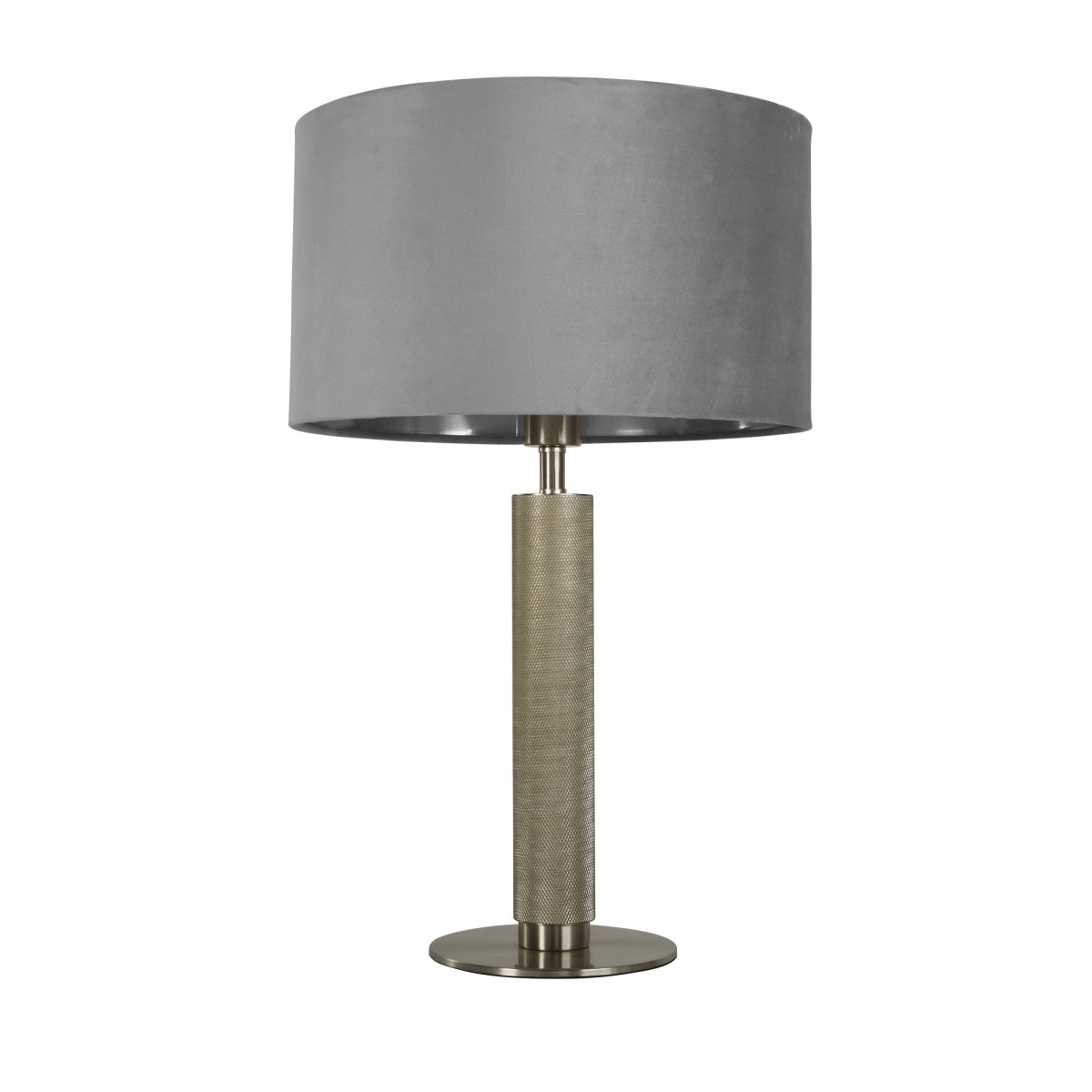 London 63cm Gris lámpara de mesa De Searchlight - El exclusivo &aacute;ngulo de inclinaci&oacute;n de 6 grados de la l&aacute;mpara le permite ajustar f&aacute;cilmente la direcci&oacute;n de la luz para crear la atm&oacute;sfera perfecta.
