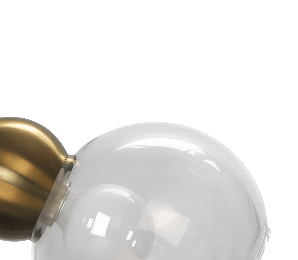 Barba Ø15 Transparente/cobre lámpara de ventana De Lampan - Gracias a su forma redonda, la l&aacute;mpara es un elemento decorativo que se integra a la perfecci&oacute;n en cualquier ambiente.