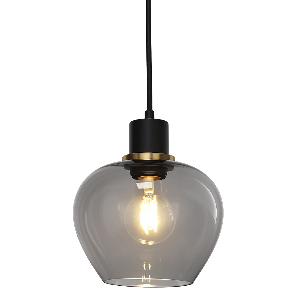 Ariston Ø20 De color humo lámpara de ventana De Lampan - La elegante l&aacute;mpara de ventana Ariston combina formas suaves con materiales de alta calidad.