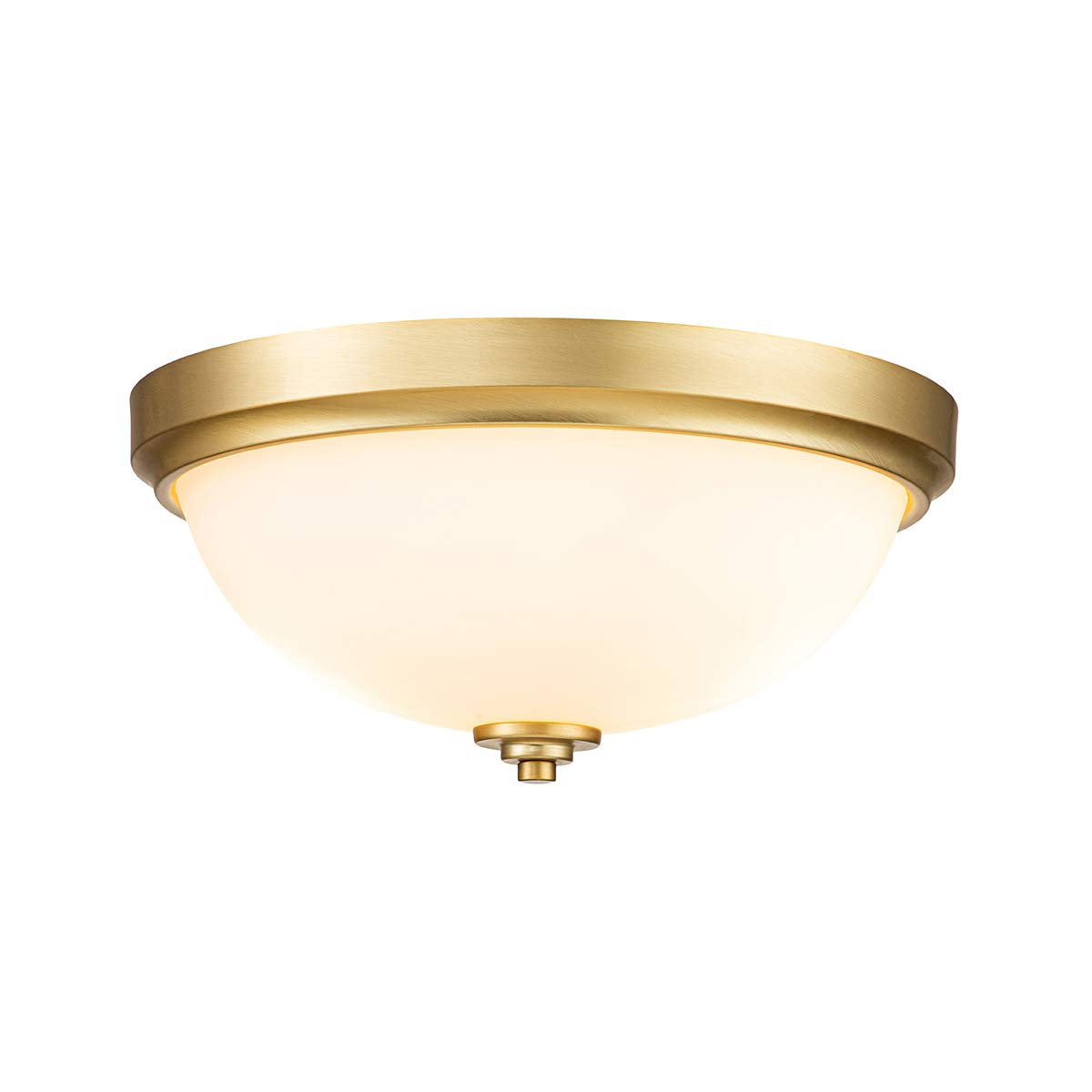 Malibu Ø34 Latón cepillado lámpara de baño De Elstead Lighting - La lámpara de techo Malibu en latón cepillado es una lámpara de techo elegante y versátil que se adapta tanto a interiores clásicos como modernos.