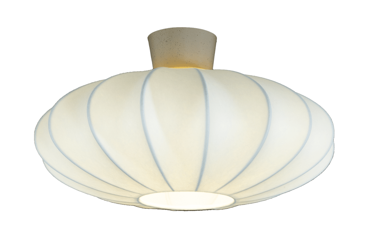 Imagen ampliada de Madison Ø45 Blanco plafón De Aneta Lighting - Una elegante lámpara de techo que encaja a la perfección en la sala de estar, el dormitorio o el pasillo.