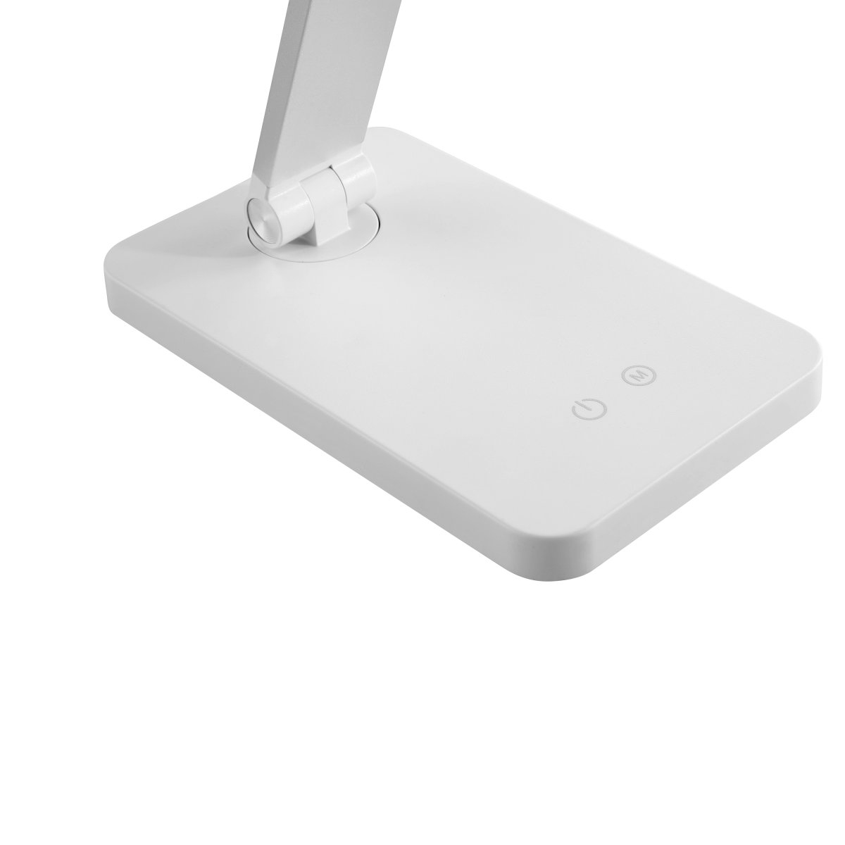 Lomina 38cm Blanco lámpara de escritorio De Brilliant - Lomina es una lámpara de escritorio elegante y práctica, fabricada en metal blanco y plástico.