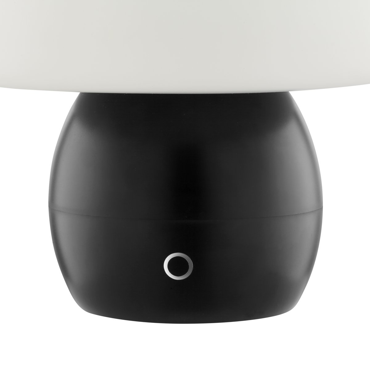 Dupos 22cm Negro portátil De Brilliant - Su diseño en forma de hongo la convierte en un elemento decorativo para cualquier interior, desde el dormitorio y el salón hasta la cocina o la terraza.