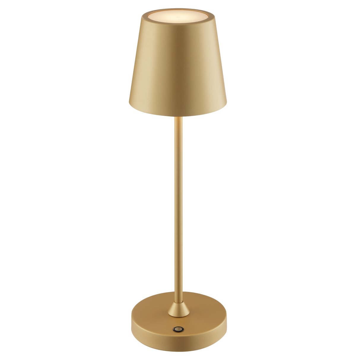 Elora 37cm Oro portátil De Brilliant - Elora es una lámpara de mesa portátil y recargable con un elegante diseño en dorado mate.