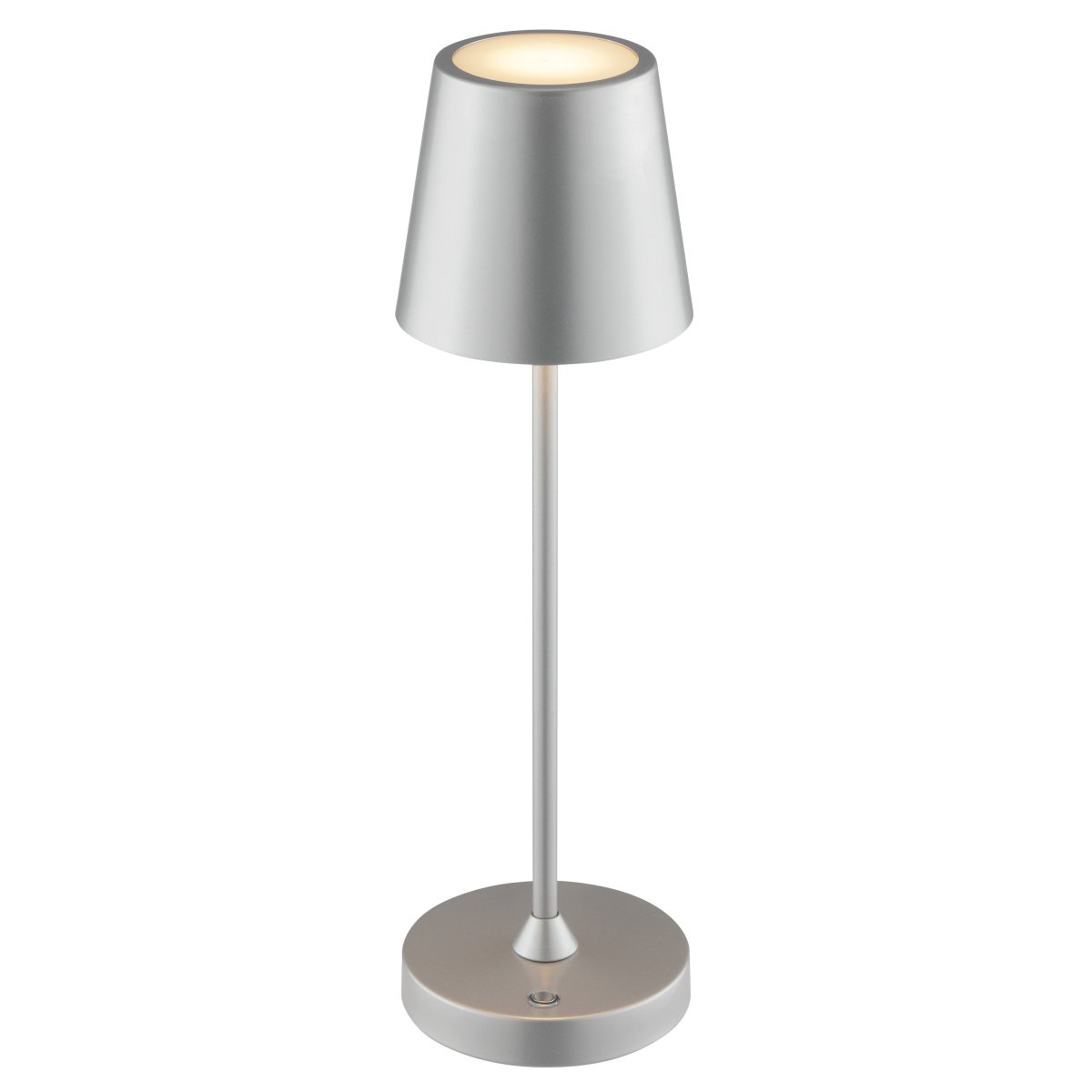 Elora 37cm Plata portátil De Brilliant - La intensidad de la luz se puede regular en tres niveles, lo que permite ajustarla fácilmente a tu estado de ánimo y necesidades.