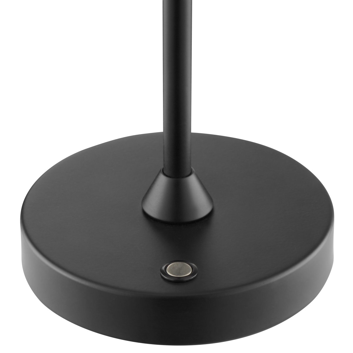 Elora 37cm Negro portátil De Brilliant - Elora es una lámpara de mesa portátil y recargable con un elegante diseño en negro.