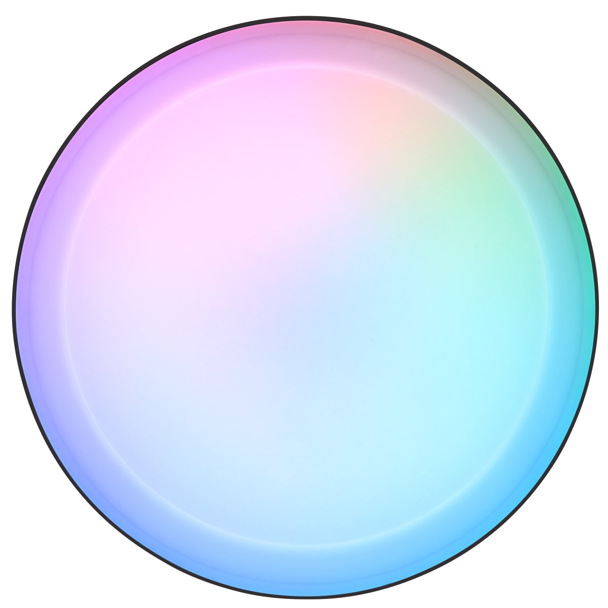 Larios Ø40 Negro plafón De Brilliant - La luz se puede regular con el mando a distancia incluido y ofrece un ajuste de temperatura de color, desde blanco c&aacute;lido hasta blanco fr&iacute;o, para adaptarse a diferentes necesidades a lo largo del d&iacute;a.