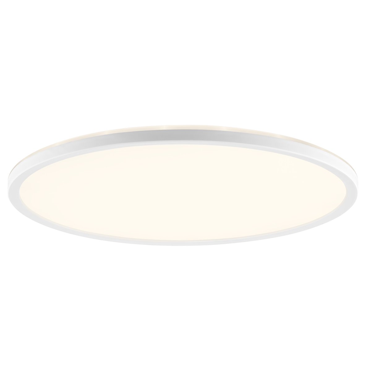 Samora Ø42 Blanco lámpara de baño De Brilliant - El marco blanco encierra un gran panel LED que emite una luz brillante y uniforme en toda su superficie, ideal para estancias donde una buena iluminaci&oacute;n es fundamental.