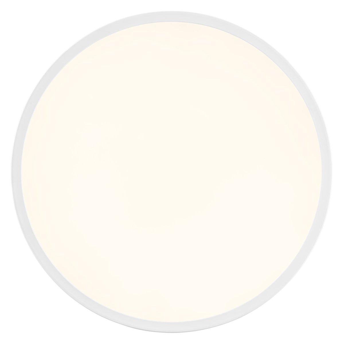 Samora Ø42 Blanco lámpara de baño De Brilliant - El marco blanco encierra un gran panel LED que emite una luz brillante y uniforme en toda su superficie, ideal para estancias donde una buena iluminaci&oacute;n es fundamental.