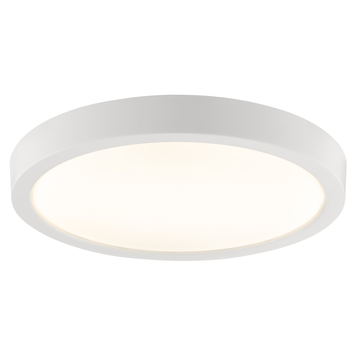 Jade Ø28cm Blanco lámpara de baño De Brilliant - El marco blanco encierra un gran panel LED que emite una luz brillante y uniforme en toda su superficie, ideal para estancias donde una buena iluminaci&oacute;n es fundamental.