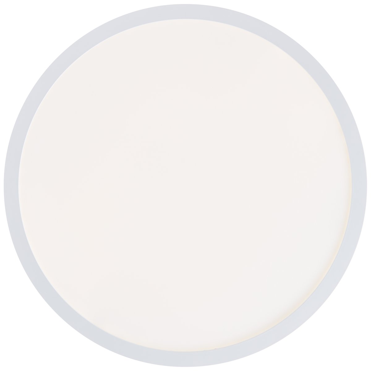 Sorell Ø42 Blanco plafón De Brilliant - La pantalla blanca incorpora un LED con una luminosidad de 2900 lm, regulable con el mando a distancia incluido.