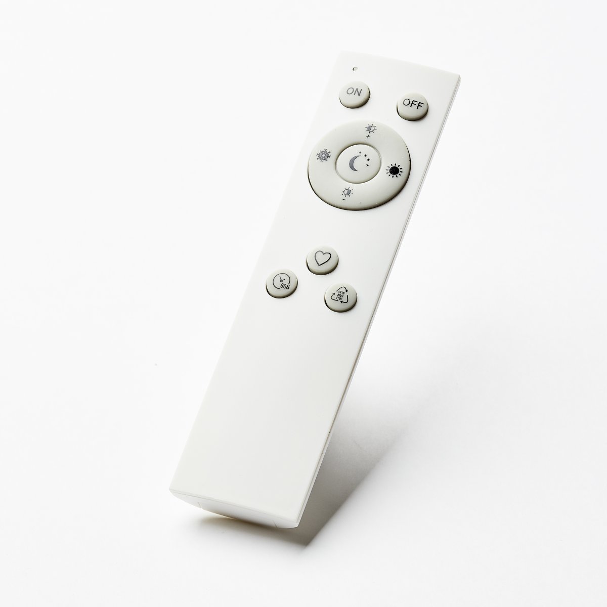 Sorell Ø42 Blanco plafón De Brilliant - La pantalla blanca incorpora un LED con una luminosidad de 2900 lm, regulable con el mando a distancia incluido.