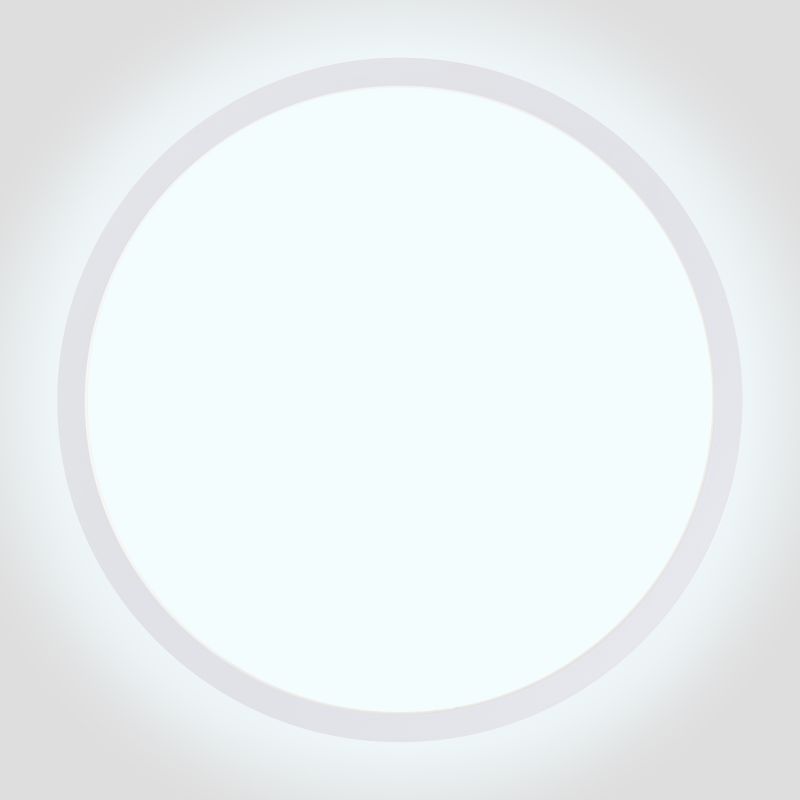 Tanida Ø42 Blanco plafón De Brilliant - La pantalla blanca incorpora un LED con una luminosidad de 2900 l&uacute;menes, regulable mediante el mando a distancia incluido.