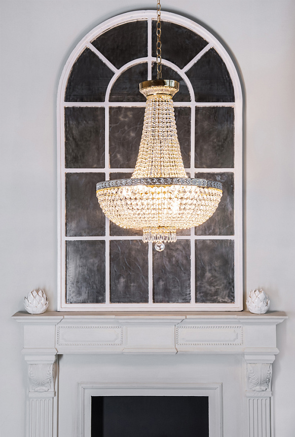 Bella Ø50 Oro cristal De Maytoni - Bella es una elegante y majestuosa l&aacute;mpara de ara&ntilde;a realizada en metal con un noble acabado en oro.