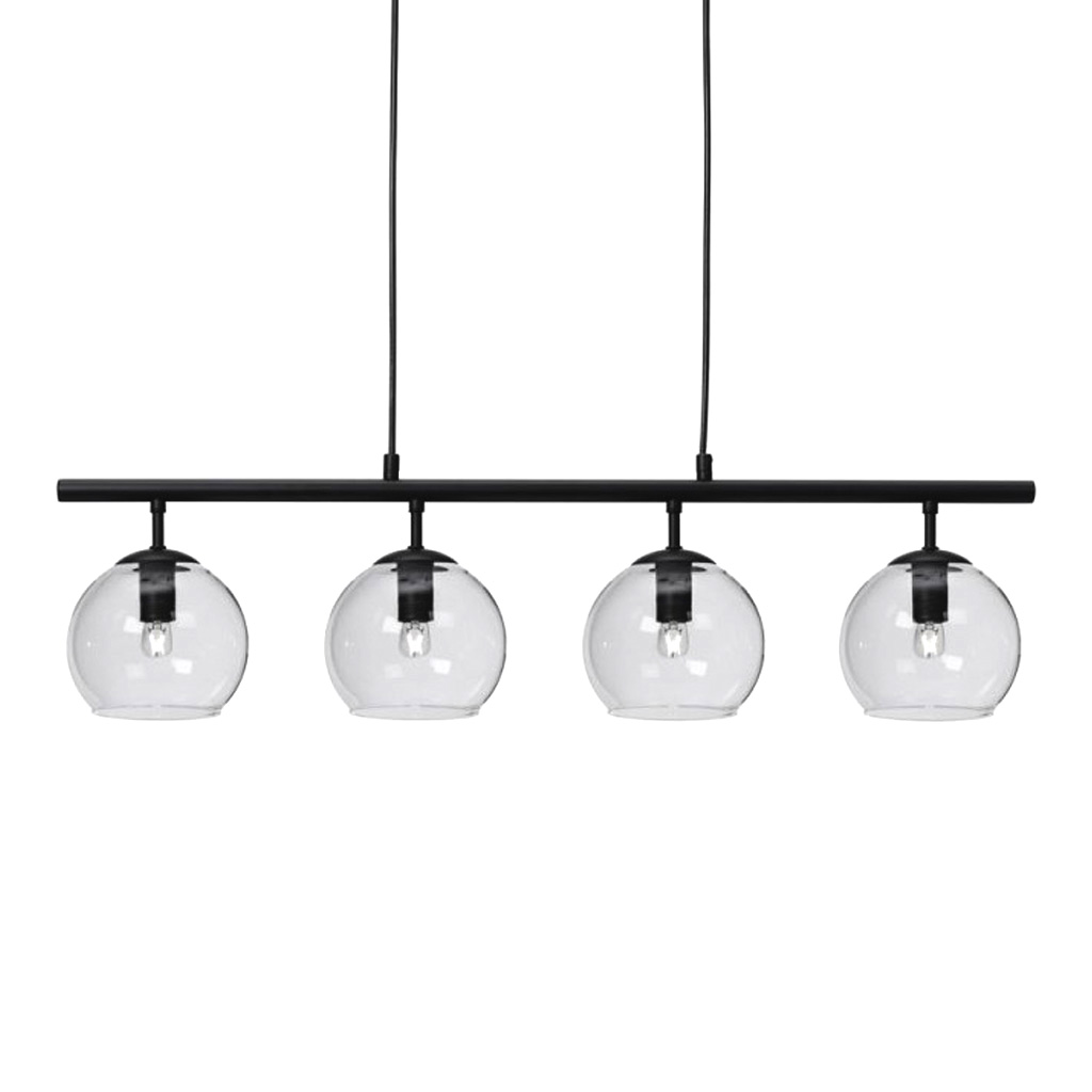 Globi 4 78cm Negro/transparente Lámpas de techo De Nordic Lighting - 