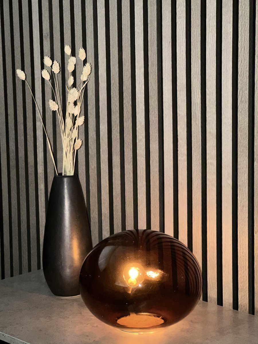 Globus 18cm Marrón lámpara de mesa De Aneta Lighting - 
