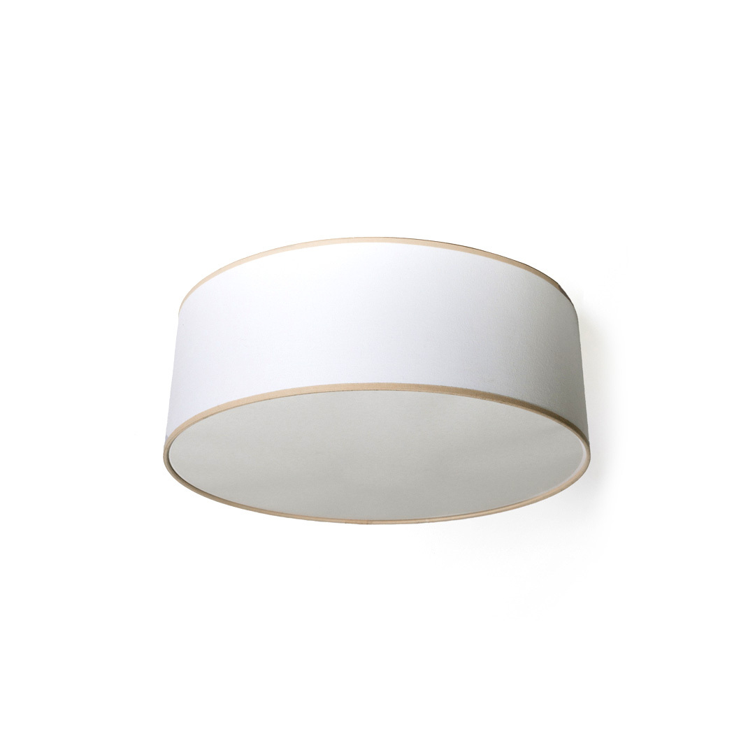 Theo Ø48 Blanco/beige plafón De Alde & Lind - Theo es una l&aacute;mpara de techo redonda con formas elegantes.