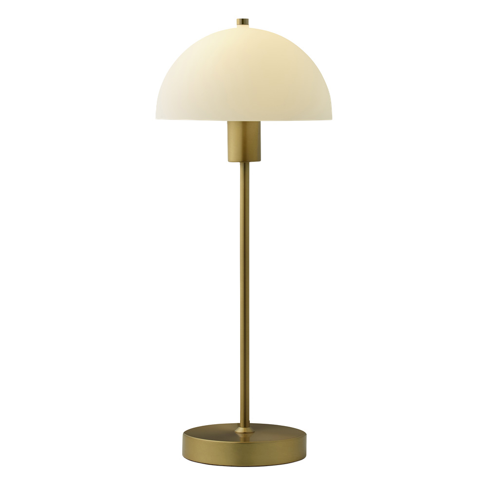 Vienda 48cm Latón lámpara de mesa De Herstal - La l&aacute;mpara de mesa Vienda con su dise&ntilde;o cl&aacute;sico y elegante permite un uso prolongado en la sala de estar.