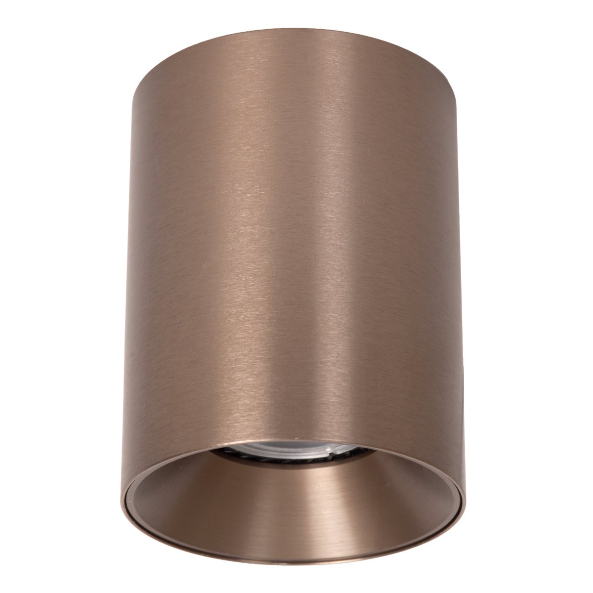 Gerti Marrón foco de techo De Lucide - Gerti es un elegante foco met&aacute;lico con un sofisticado acabado marr&oacute;n que aporta un toque moderno y elegante a tu hogar.