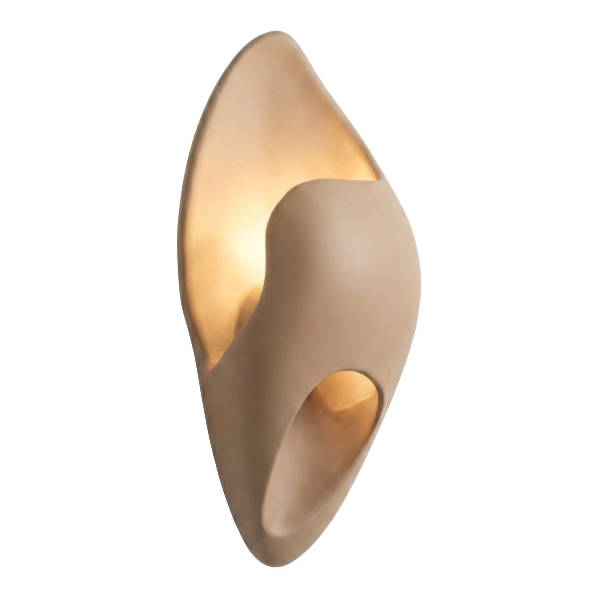 Yacinte 30cm Beige lámpara de pared De Lucide - Yacinte es una l&aacute;mpara de pared decorativa de hormig&oacute;n beige con una forma suave y org&aacute;nica que aporta un toque moderno y elegante a cualquier estancia.