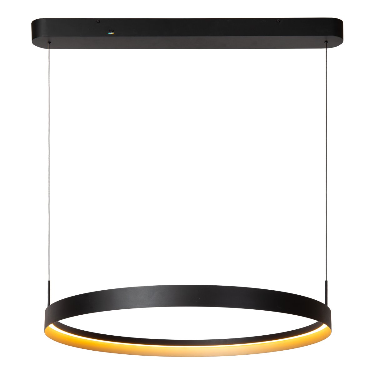 Radiant Ø80 Negro Lámpas de techo De Lucide - La temperatura de color se puede ajustar de blanco c&aacute;lido a blanco fr&iacute;o mediante un interruptor DIP durante la instalaci&oacute;n, lo que permite adaptar la iluminaci&oacute;n de forma &oacute;ptima a diferentes ambientes y necesidades.