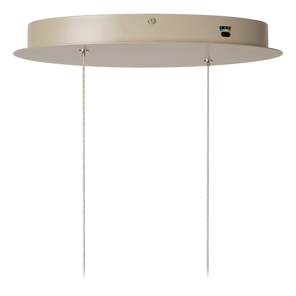 Menuet 140cm Beige Lámpas de techo De Lucide - La elegante l&aacute;mpara colgante Menut, fabricada en metal beige, cautiva con su forma suave y org&aacute;nica, aportando un toque moderno y luminoso a cualquier estancia.