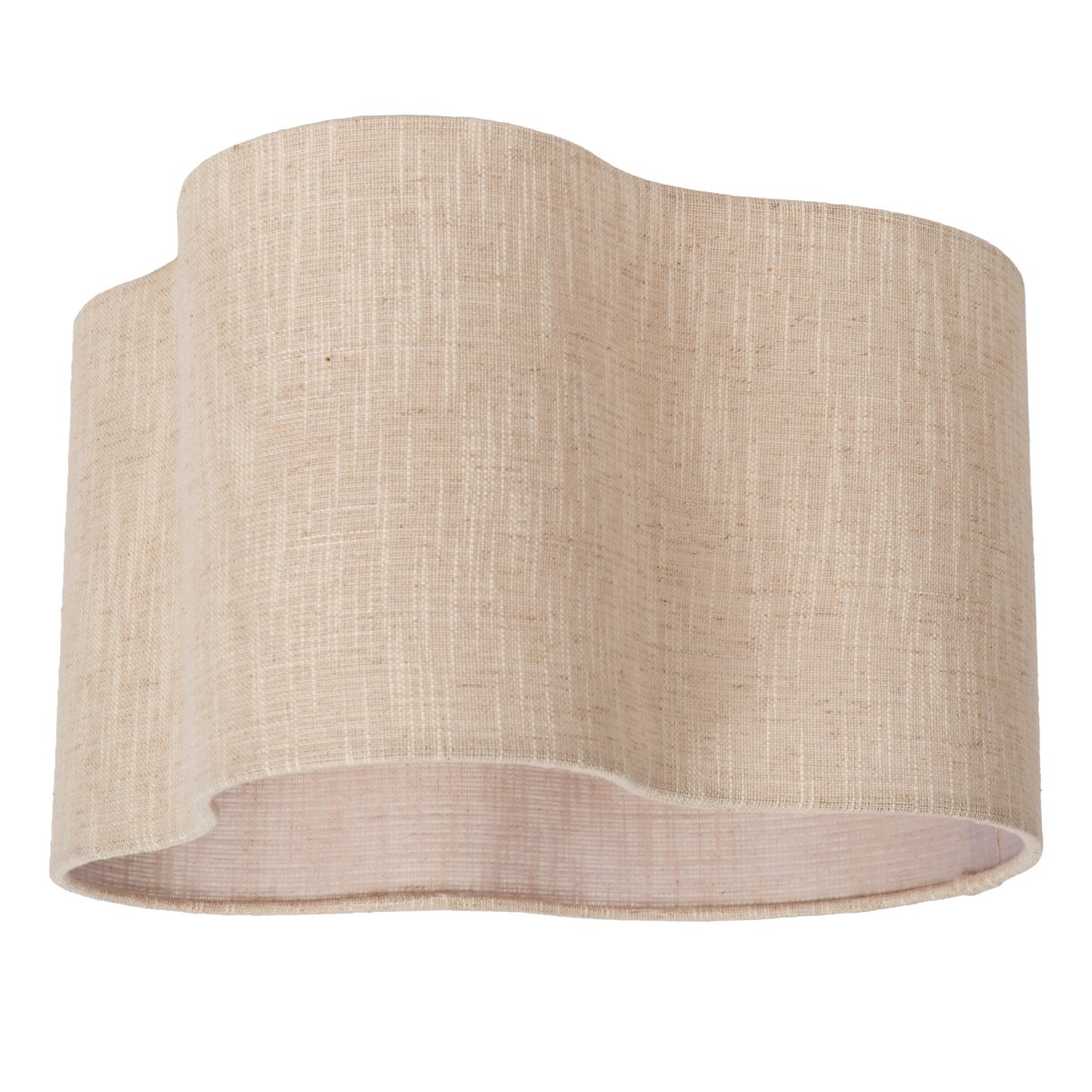 Chantal Ø40 Beige plafón De Lucide - La pantalla de tela de color natural en tonos beige difunde la luz agradablemente y crea un ambiente c&aacute;lido y acogedor.