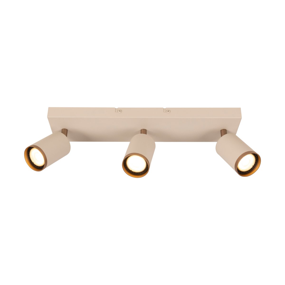 Regina 3 Gris pardo foco de techo De Lucide - Ideal para pasillos, cocinas o dormitorios donde se busca combinar una iluminaci&oacute;n pr&aacute;ctica con un toque decorativo.