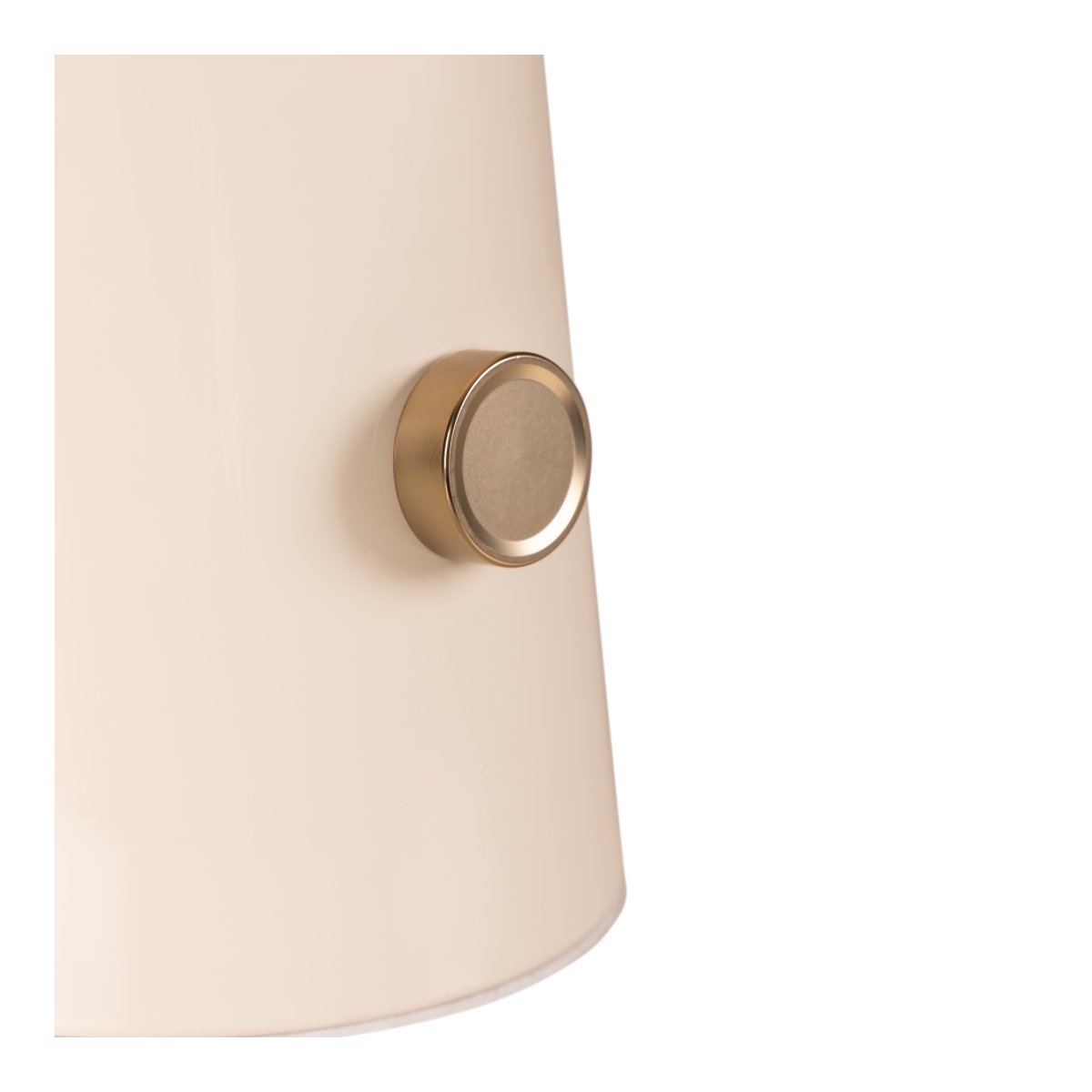 Barone 52cm Blanco cremoso lámpara de mesa De Lucide - La elegante l&aacute;mpara de mesa Barone impresiona con su acabado en color crema y sus elegantes detalles en lat&oacute;n.