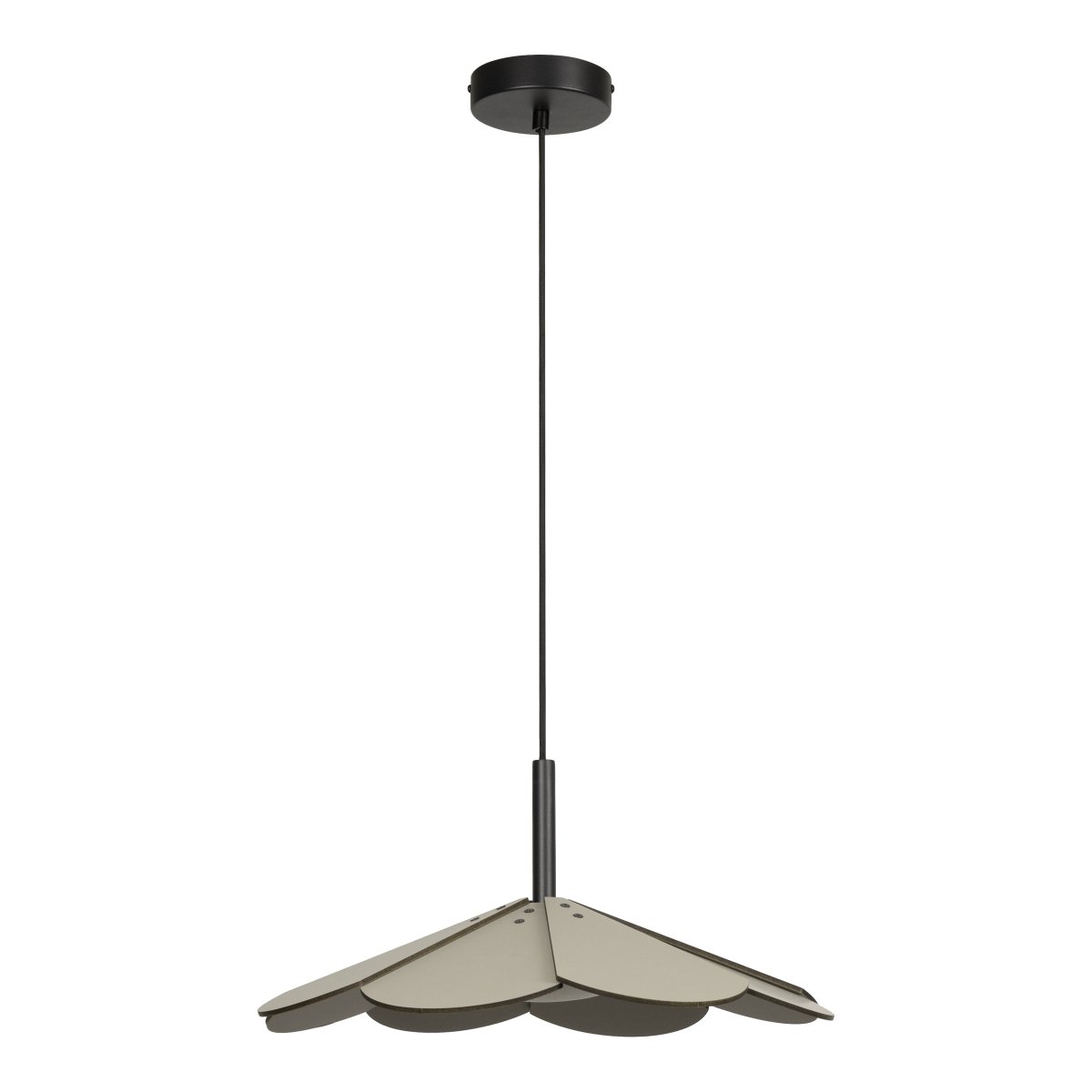 Blomster Ø47 Verde Lámpas de techo De Lucide - La l&aacute;mpara colgante decorativa de madera Flowers, en un suave tono verde, crea un ambiente c&aacute;lido y armonioso en cualquier estancia.