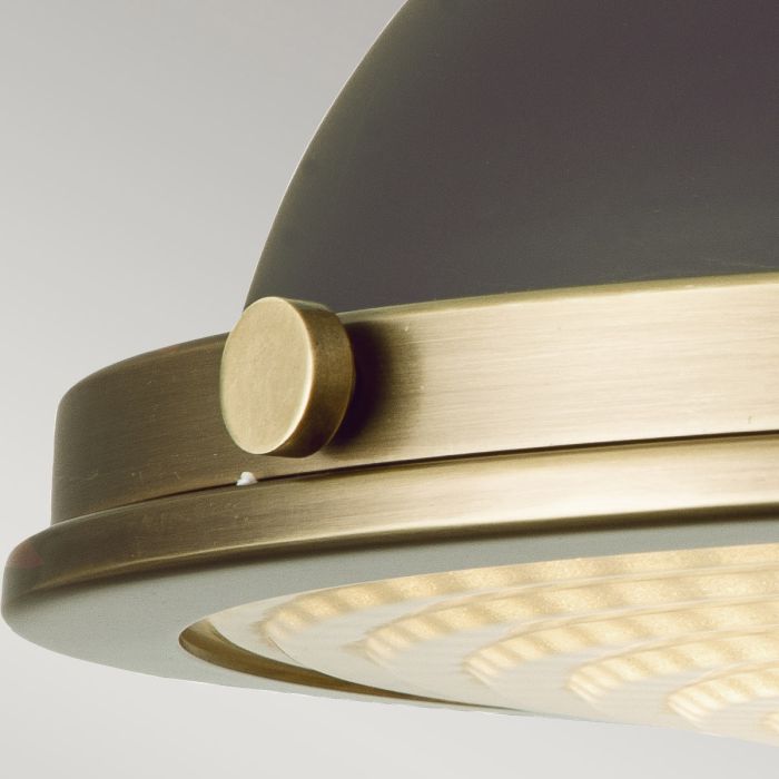 Amelia Ø32 Bronce/latón plafón De Elstead Lighting - 