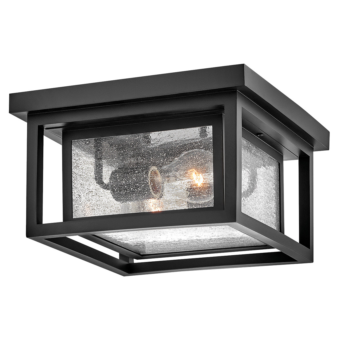 Republic 28cm Negro De Elstead Lighting - Republic est&aacute; dise&ntilde;ada para montaje en techo y es ideal para entradas o terrazas.
