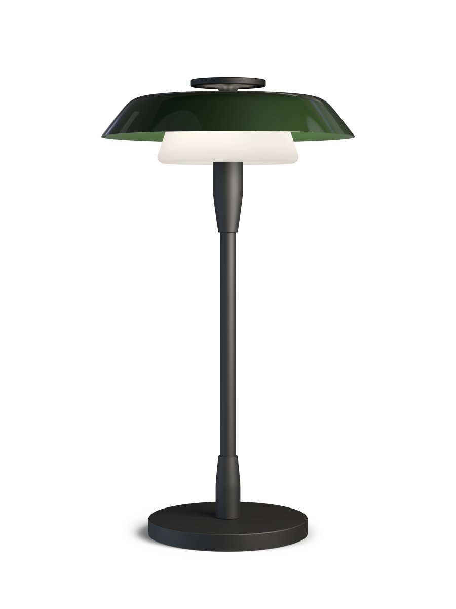 Horisont 36cm Verde bosque lámpara de mesa De Belid - 