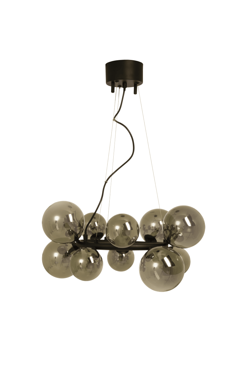 Molekyl Ø50 Gris humo Lámpas de techo De Aneta Lighting - Su dise&ntilde;o moderno y &uacute;nico combinado con materiales de alta calidad la convierte en la opci&oacute;n ideal para las personas que se preocupan por el dise&ntilde;o: una l&aacute;mpara que mejora el estado de &aacute;nimo y marca un estilo.