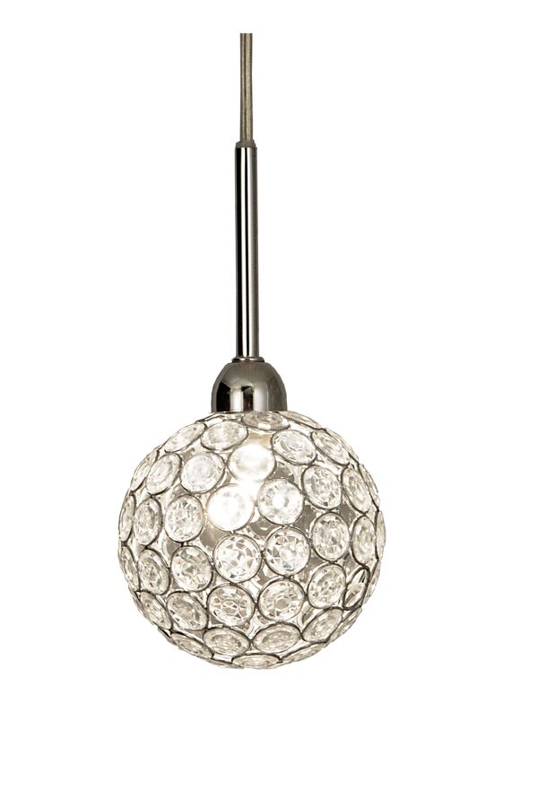 Bling Ø11 Cromo lámpara de ventana De Aneta Lighting - D&iacute;gale hola a la l&aacute;mpara de ventana Bling: &iexcl;el accesorio definitivo para darle a su habitaci&oacute;n ese toque extra que necesita!