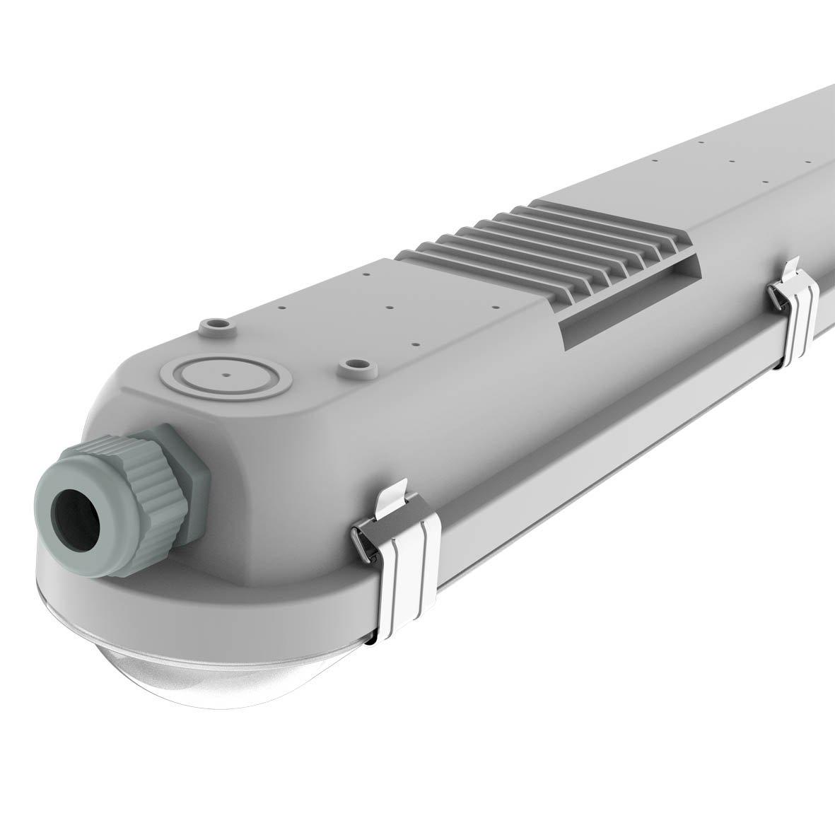 Sixtyfivey 4000K 120cm Gris De Designlight - La luminaria ofrece flexibilidad y facilidad de uso gracias a caracter&iacute;sticas como: Potencia ajustable mediante interruptor DIP para una adaptaci&oacute;n personalizada; Conexi&oacute;n pasante para un f&aacute;cil tendido de cables; Soporte de cable incluido; Construcci&oacute;n robusta para un funcionamiento continuo; Flujo luminoso: 23 W: 3224 lm; 29 W: 3950 lm; 34 W: 4726 lm; 40 W: 5800 lm; IK08.