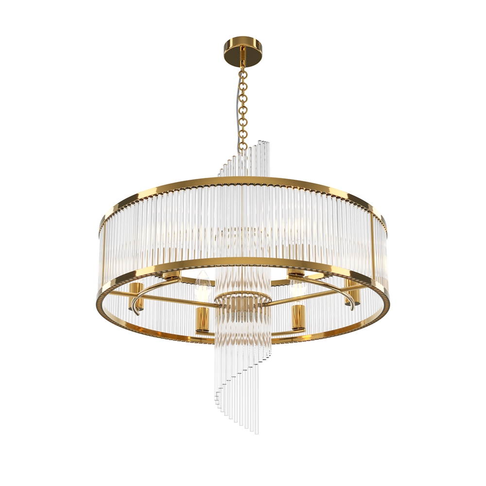 Frame Ø58 Oro Lámpas de techo De Maytoni - Los prismas dispersan la luz de una manera hermosa y efectiva que mejora la atm&oacute;sfera de la habitaci&oacute;n.