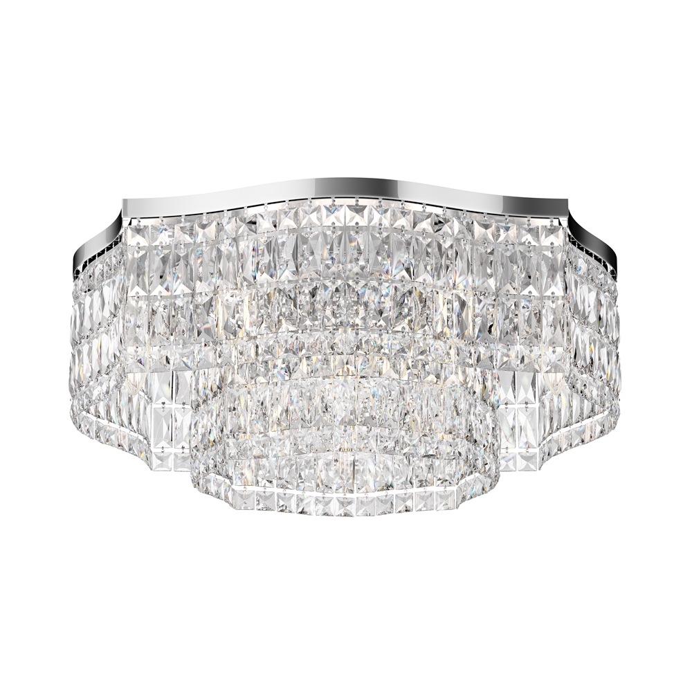 Dune Ø60 Cromo cristal De Maytoni - Perfecto para colocar en el pasillo, la sala de estar o encima del comedor para un detalle interior sofisticado y radiante.