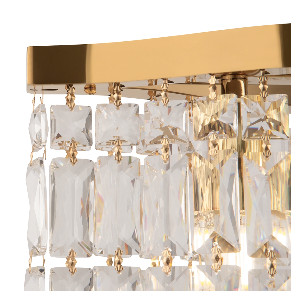 Dune 93cm Oro cristal De Maytoni - Perfecto para colocar sobre la mesa del comedor o la encimera de la cocina para un detalle interior sofisticado y radiante.