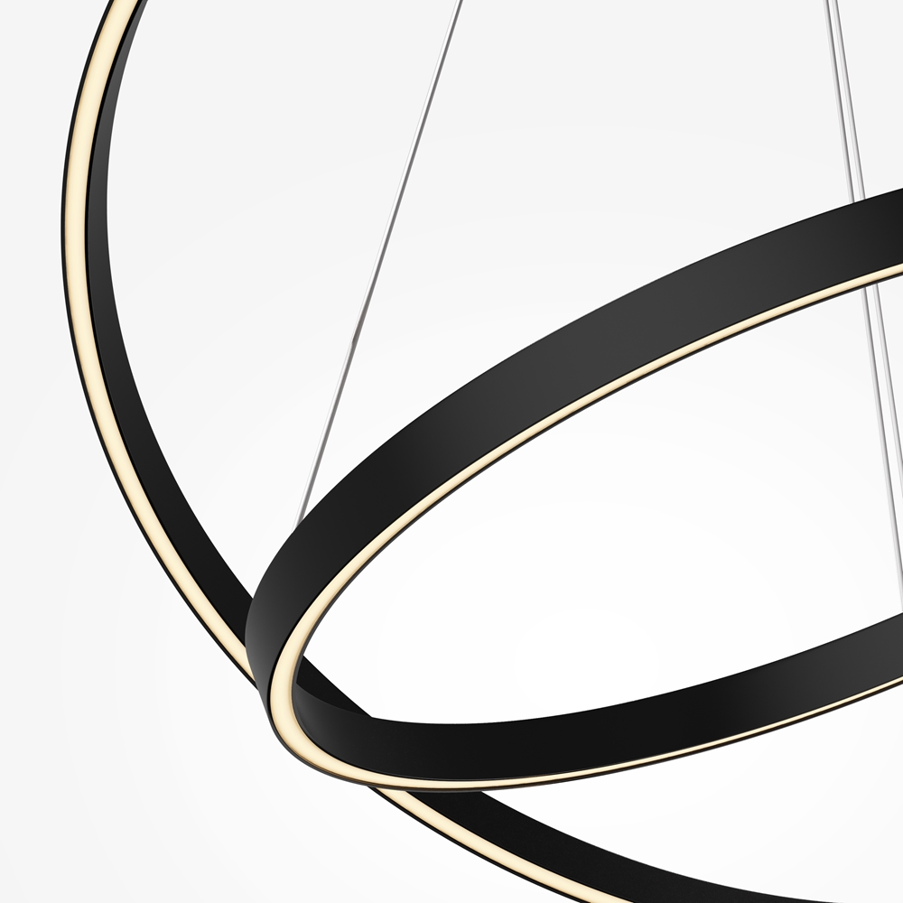 Rim Ø80 Negro Lámpas de techo De Maytoni - Gracias a su temperatura de color regulable entre 3000 y 4000 K, puede ajustar f&aacute;cilmente la luz de blanco c&aacute;lido a blanco neutro para adaptarse a su estado de &aacute;nimo y necesidades.
