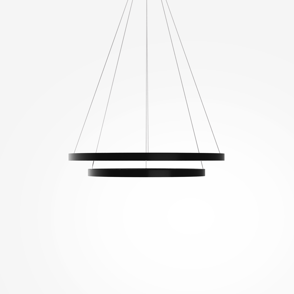 Rim Ø80 Negro Lámpas de techo De Maytoni - Gracias a su temperatura de color regulable entre 3000 y 4000 K, puede ajustar f&aacute;cilmente la luz de blanco c&aacute;lido a blanco neutro para adaptarse a su estado de &aacute;nimo y necesidades.