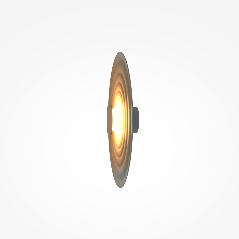 Nami Ø40 Marrón lámpara de pared De Maytoni - El aplique Nami combina un dise&ntilde;o moderno con una iluminaci&oacute;n suave, convirti&eacute;ndolo en un complemento funcional y decorativo para su hogar.