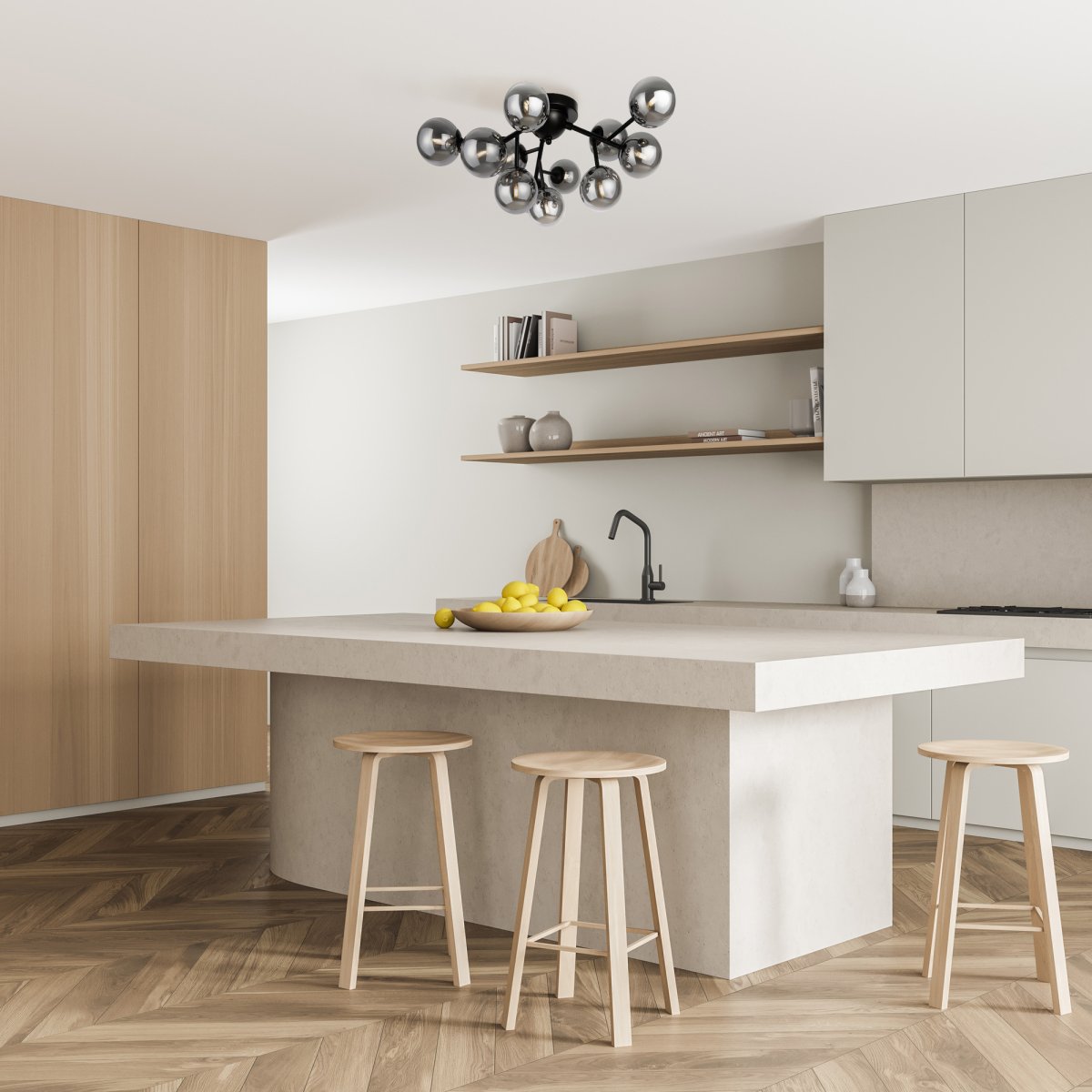 Dallas Ø60 Negro plafón De Maytoni - 