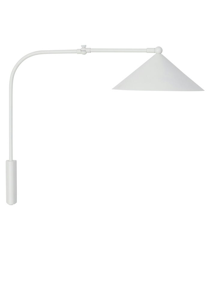 Kasa 60cm Blanco lámpara de pared De OYOY - Gracias a su elegante forma, se integra en cualquier interior y aporta carácter y estilo a la estancia.
